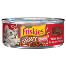 Purina Friskies Extra Gravy Chunky with Beef in Savory Gravy Cat Food