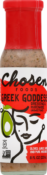 Chosen Foods Greek Goddess Dressing & Marinade, Unsweetened | Hy-Vee Aisles  Online Grocery Shopping