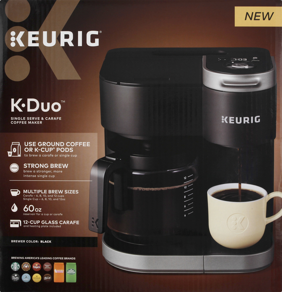 Keurig K-Duo Coffee Maker, Single Serve and 12-Cup Drip Coffee Brewer