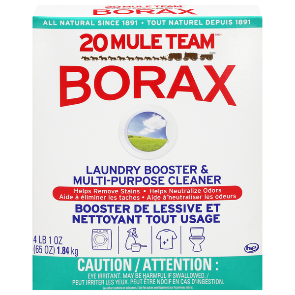 20 Mule Team All Natural Borax Laundry Detergent Booster & Multi