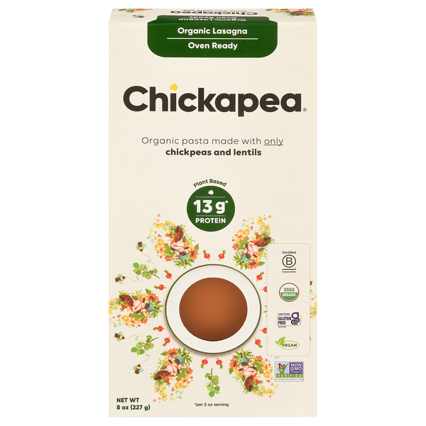 Chickapea Organic Lasagna 8 oz | Hy-Vee Aisles Online Grocery Shopping
