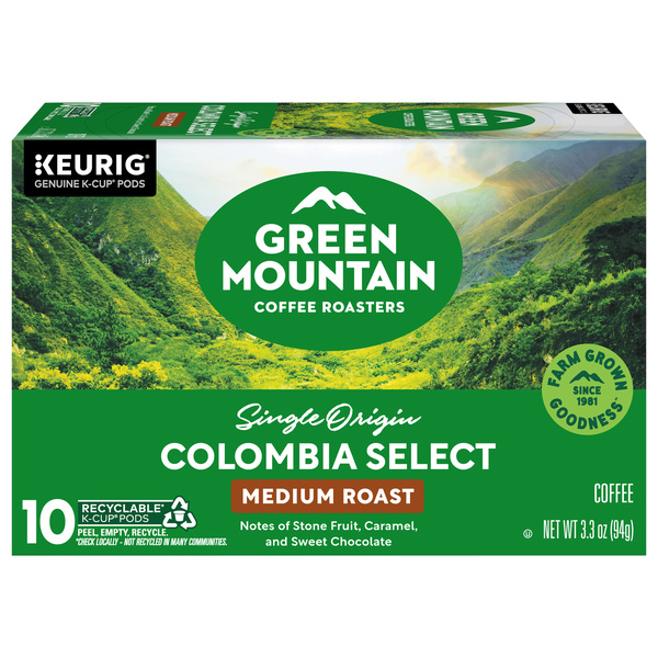Green Mountain Coffee Roasters Colombia Select Keurig Single-Serve