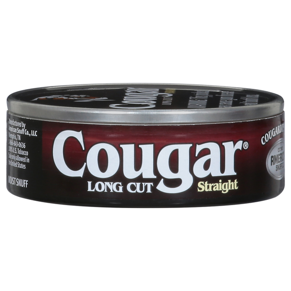 Cougar Long Cut Straight Moist Snuff 1.2 oz