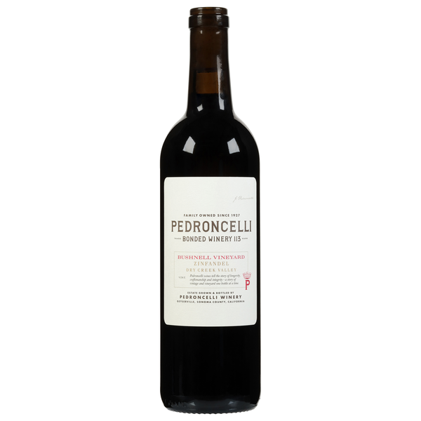 Pedroncelli Dry Creek Valley Bushnell Vineyard Zinfandel 750 ml