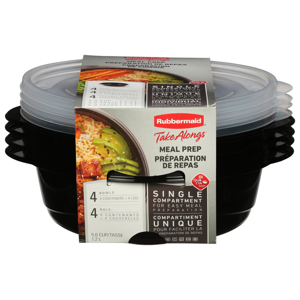 Rubbermaid Take Alongs Meal Prep Containers, 30 pc - Foods Co.