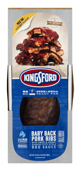 Kingsford baby 2025 back ribs