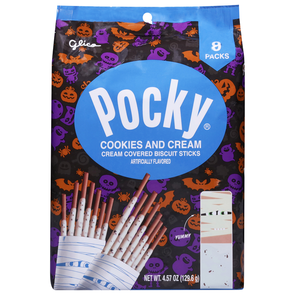 Halloween Japanese Cookies and Cream Pocky Cookie Sticks | Hy-Vee