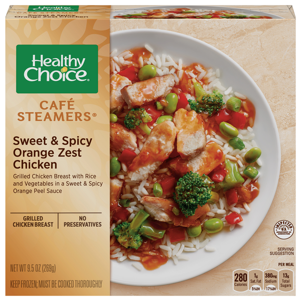 Healthy Choice Cafe Steamers Sweet & Spicy Orange Zest Chicken