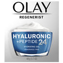 Olay Hydrating Gel, Hyaluronic + Peptide 24, Fragrance Free