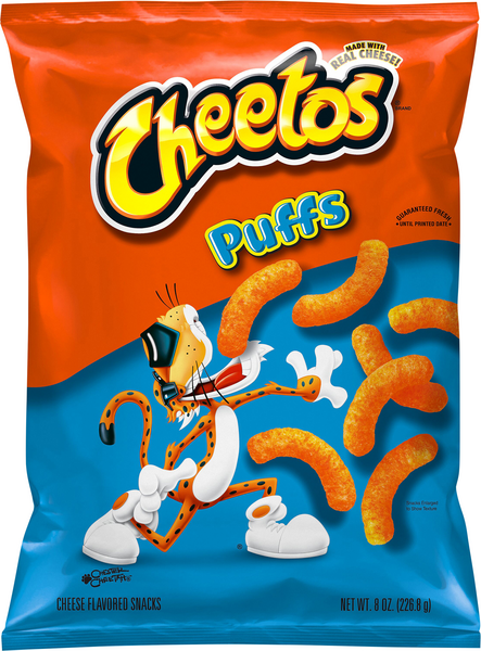 Cheetos Flamin' Hot Puffs Cheese Flavored Snacks, Party Size, 13.5 oz Bag