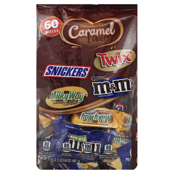 Mars Chocolate Peanut & Peanut Butter Lovers Fun Size Variety Mix (60  Piece(s))