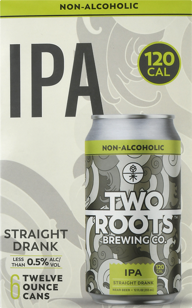 Tangle Roots Ipa Two Roots Brewing, IPA Straight Drank, Non-Alcoholic, 6Pk | Hy-Vee ...