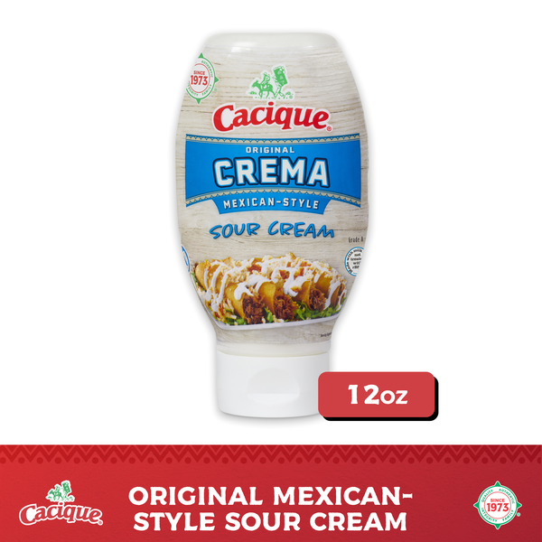 Cacique Original Crema Mexican-Style Sour Cream | Hy-Vee Aisles
