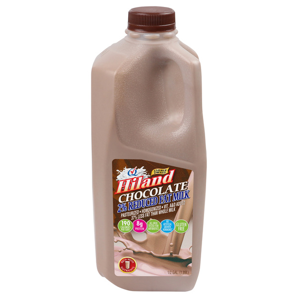 Hiland 2% Reduced Fat Chocolate Milk | Hy-Vee Aisles Online