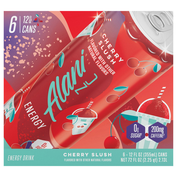 Alani Nu Energy Drink, Cherry Slush 6Pk | Hy-Vee Aisles Online