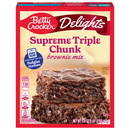 Betty Crocker Delights Supreme Triple Chunk Brownie Mix