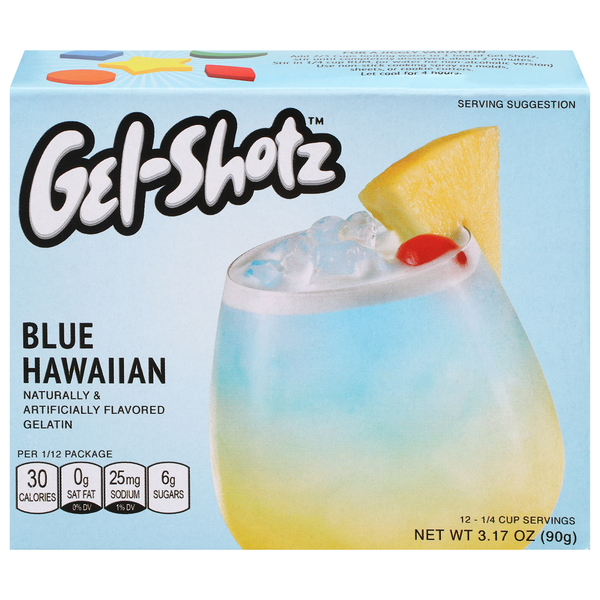 Gel-Shotz Gelatin, Blue Hawaiian | Hy-Vee Aisles Online Grocery