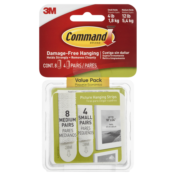 Command Picture Hanging Strips Medium  Hy-Vee Aisles Online Grocery  Shopping