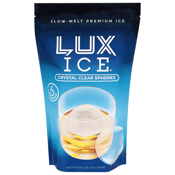Lux Ice Drinking Ice, Slow-Melt 6 Ct | Hy-Vee Aisles Online