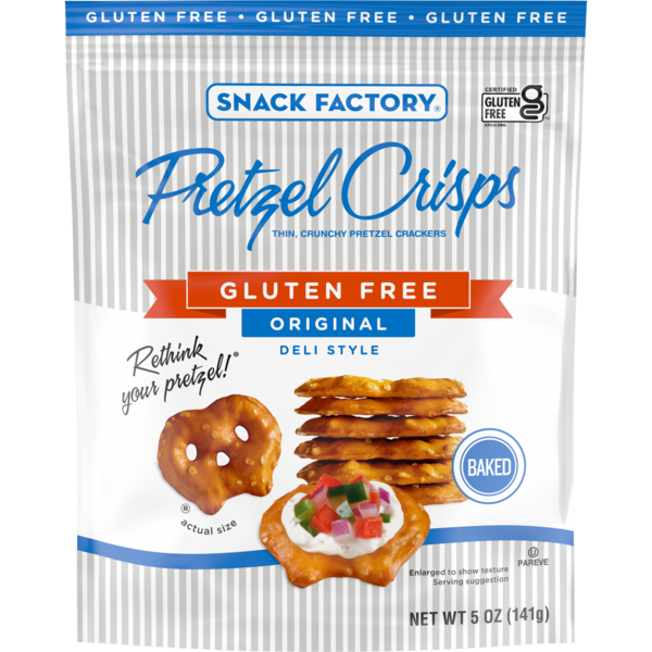 Snack Factory Pretzel Crisps Gluten Free Original | Hy-Vee Aisles