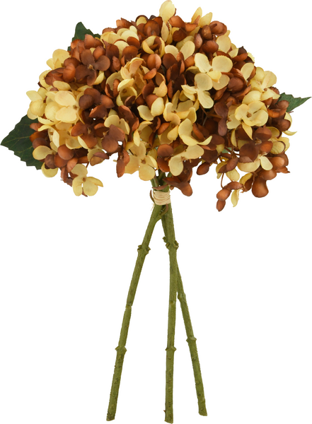 K&K Interiors Hydrangea Floral Stem, Yellow, 13 Inch | Hy