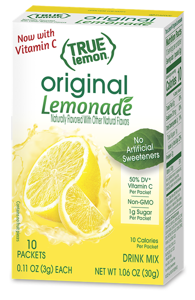 True Lemon Original Lemonade Drink Mix 10 - 0.11 oz Packets | Hy
