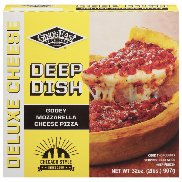 Ginos East Pizza, Deluxe Cheese, Deep Dish | Hy-Vee Aisles