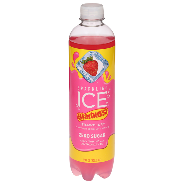ハイパーアイス Sparkling ICE Zero Sugar Starburst Strawberry | Hy-Vee