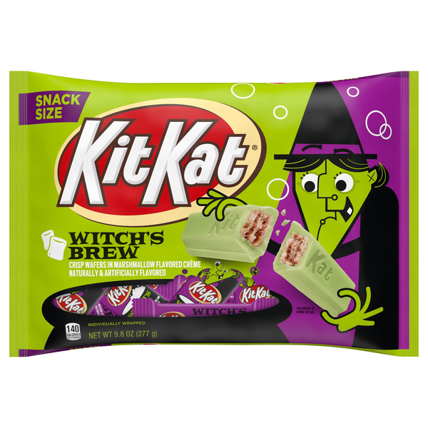 Kit Kat® Dark Chocolate Snack Size Wafer Candy Bars, Halloween, 9.8 Oz, Bag, Chocolate