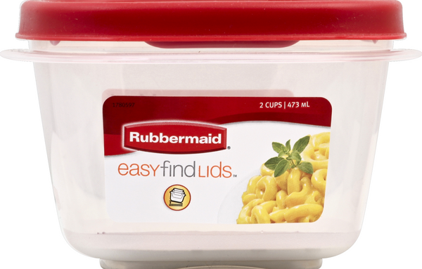 Rubbermaid Container + Lid, 9 Cups  Hy-Vee Aisles Online Grocery Shopping