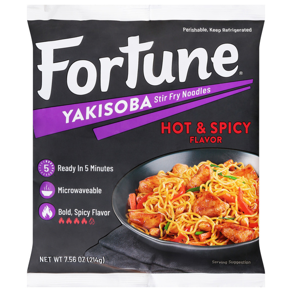 ya♡ya Fortune Hot & Spicy Flavor Yakisoba Stir Fry Noodles 7.56 oz | Hy