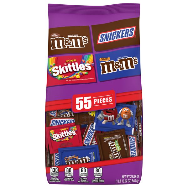 Save on Mars M&M's Snickers & Skittles Fun Size Candy Variety Mix