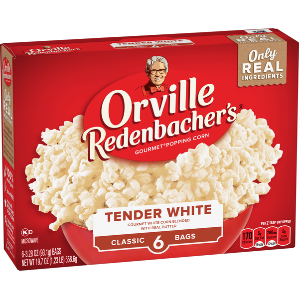 orville redenbacher tender white popcorn