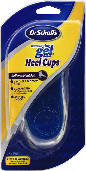 Dr scholl's massaging store gel heel cups