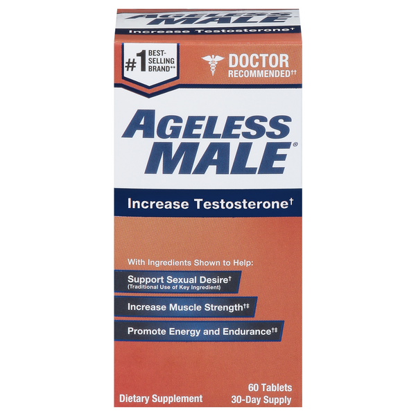 ageless men's health semaglutide Ageless Male Increase Testosterone 60 Tablets