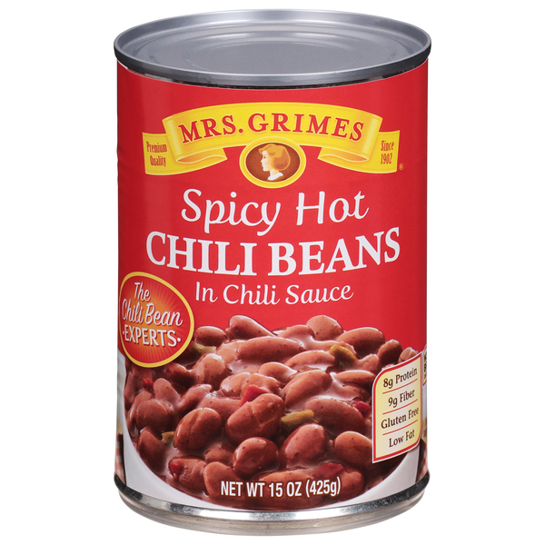 Mrs. Grimes Spicy Hot Chili Beans in Chili Sauce | Hy-Vee Aisles