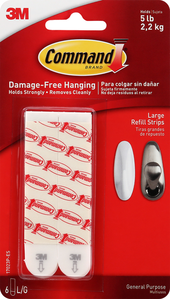 Save on Command Brand Damage-Free Hanging Picture Hanging Strips