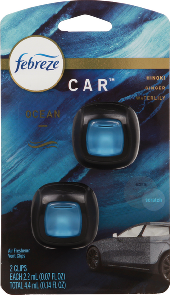 Febreze - Febreze, Car - Air Freshener, Vent Clip (0.07 fl oz