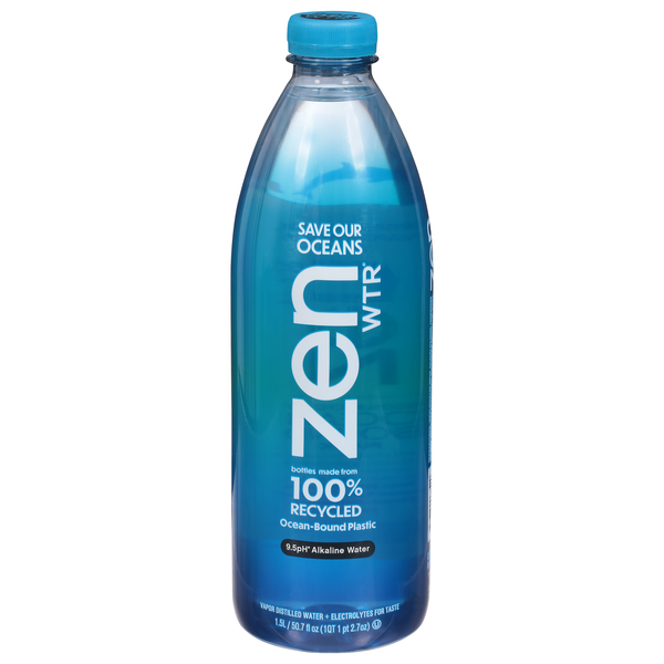 Zen Wtr 9.5 pH Vapor Distilled Alkaline Water 50.7 fl oz | Hy-Vee