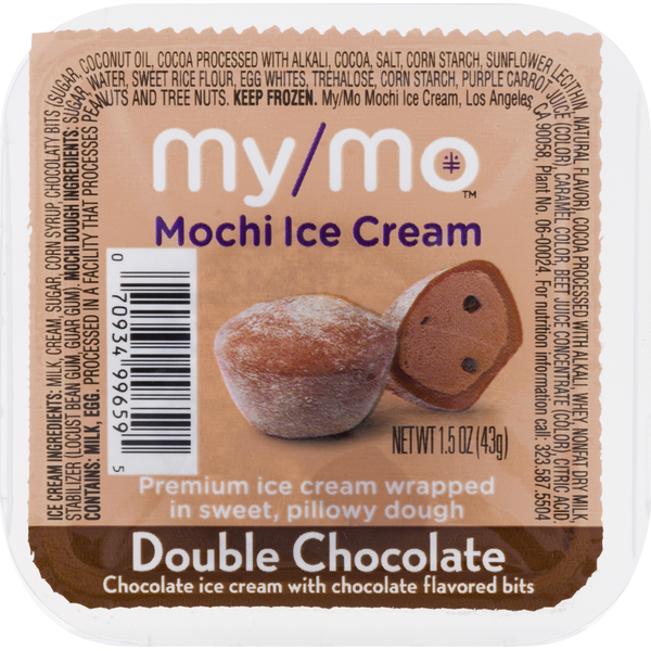 My/Mo Double Chocolate Mochi Ice Cream 1.5 oz | Hy-Vee Aisles