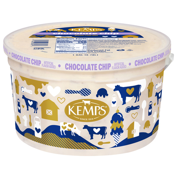 Kemps Chocolate Chip Ice Cream Family Size | Hy-Vee Aisles Online