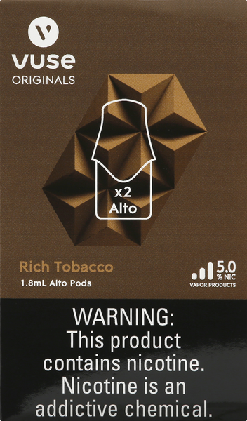 geekvape aegis solo 3 istruzioni Vuse Alto, Rich Tobacco Pods