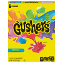 Fruit Gushers Tropical Flavors Fruit Flavored Snacks 6 - .8 oz Pouches