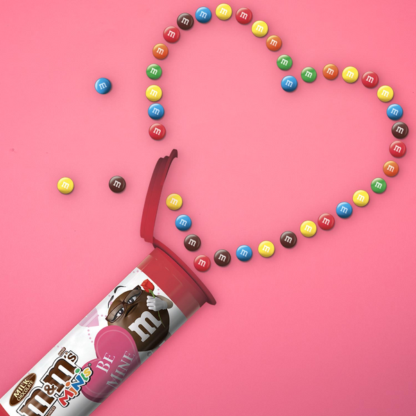 M&M'S Minis Valentines Day Milk Chocolate Candy Tube, 1.08 oz - Mariano's