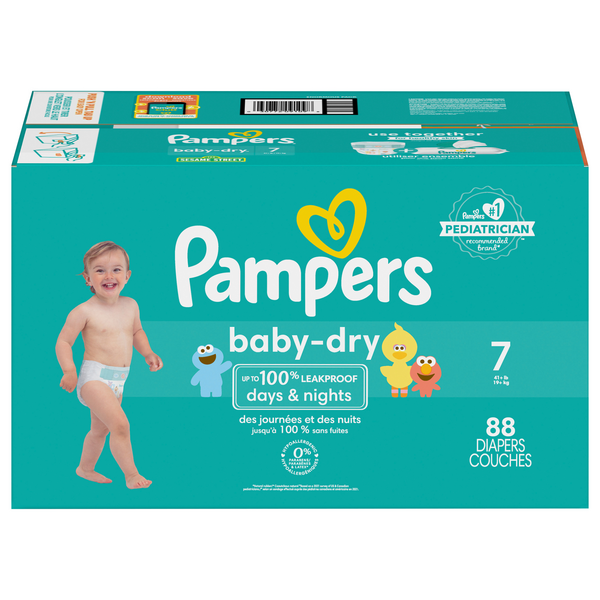 Pampers Pure Diapers, Size 7 (41+ Lb)  Hy-Vee Aisles Online Grocery  Shopping