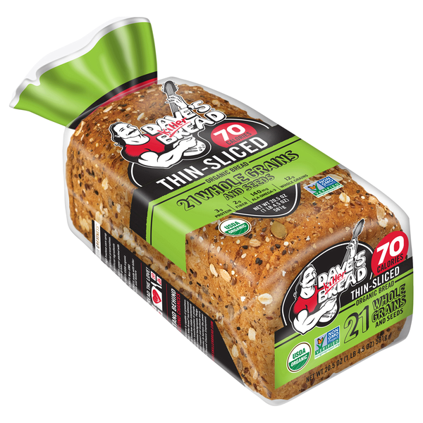 Dave's Killer Bread 21 Whole Grains & Seeds Thin-Sliced Dave's Killer Bread 21 Whole Grains & Seeds Thin-Sliced