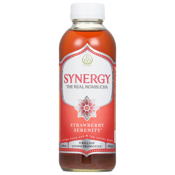 GT's Synergy Strawberry Serenity Kombucha | Hy-Vee Aisles Online