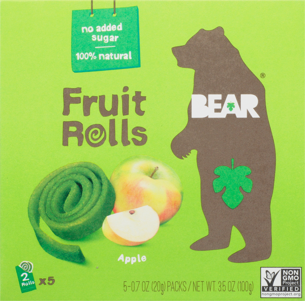 Real Yo Yo Bear Apple Yo Yo's Real Fruit & Veg Rolls 5-0.7 oz | Hy-Vee Aisles ...