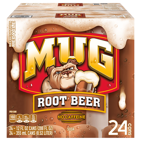 Mug Root Beer No Caffeine Soda 6 Pack  Hy-Vee Aisles Online Grocery  Shopping