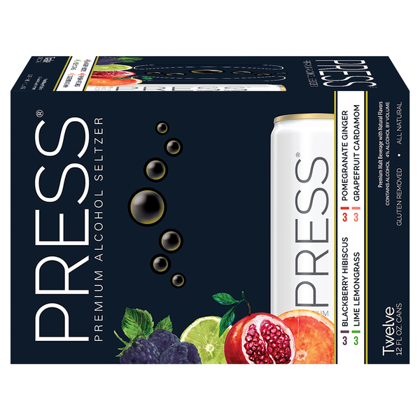 Press Hard Seltzer Variety 12Pk | Hy-Vee Aisles Online Grocery